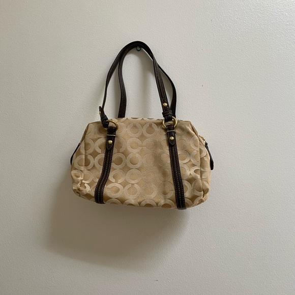 Coach Signature Monogram Purse - Picture 1 of 3